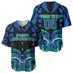 Custom Aotearoa Ngati Ranginui Baseball Jersey New Zealand Traditional Maori Pattern