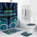 Aotearoa Ngati Ranginui Bathroom Set New Zealand Traditional Maori Pattern