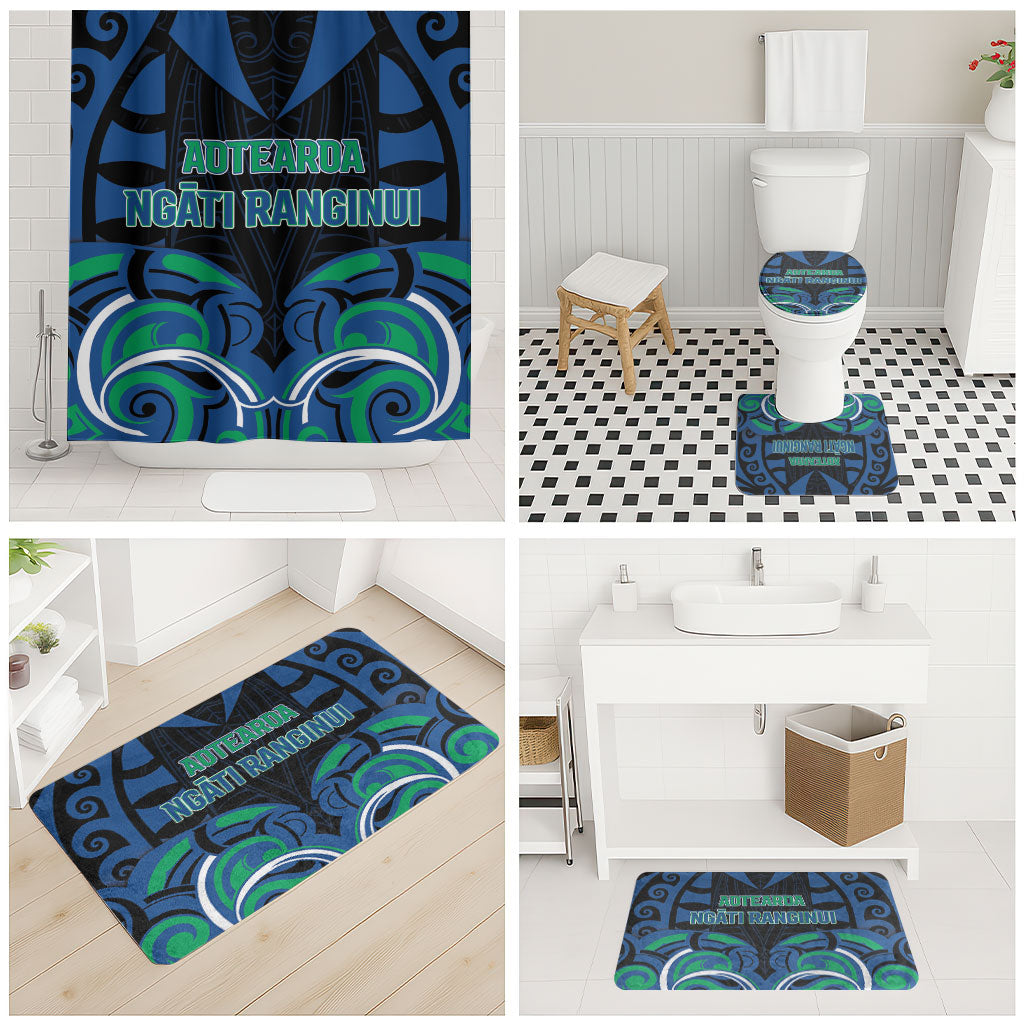 Aotearoa Ngati Ranginui Bathroom Set New Zealand Traditional Maori Pattern