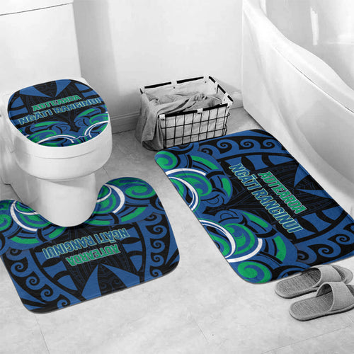 Aotearoa Ngati Ranginui Bathroom Set New Zealand Traditional Maori Pattern