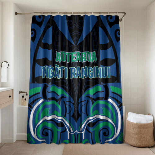 Aotearoa Ngati Ranginui Bathroom Set New Zealand Traditional Maori Pattern
