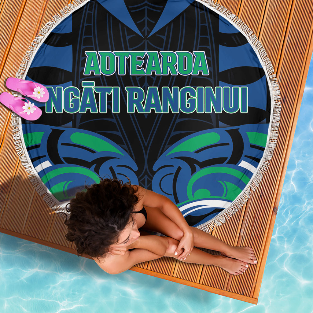 Aotearoa Ngati Ranginui Beach Blanket New Zealand Traditional Maori Pattern
