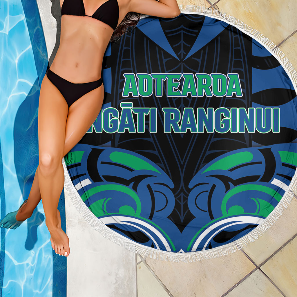 Aotearoa Ngati Ranginui Beach Blanket New Zealand Traditional Maori Pattern