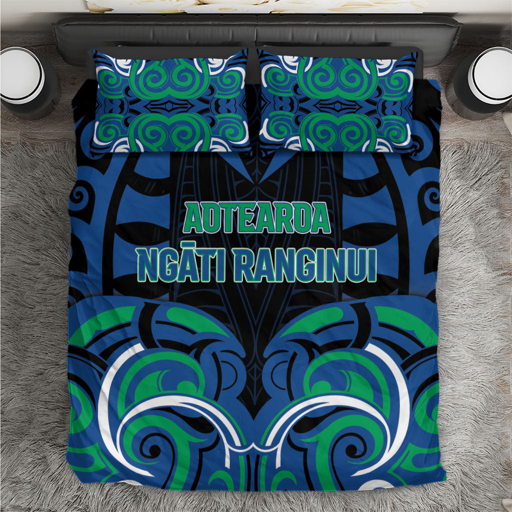Aotearoa Ngati Ranginui Bedding Set New Zealand Traditional Maori Pattern