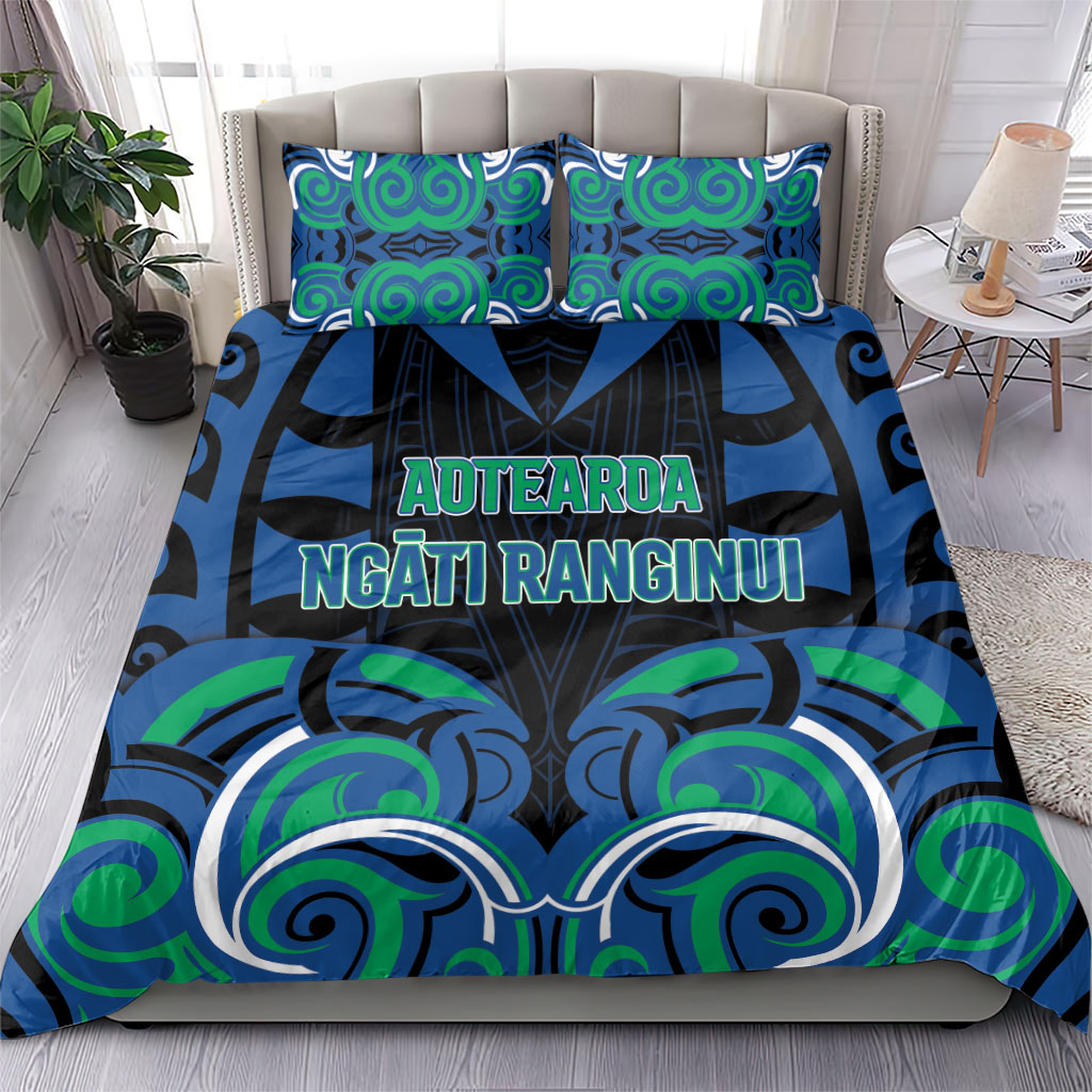 Aotearoa Ngati Ranginui Bedding Set New Zealand Traditional Maori Pattern