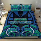 Aotearoa Ngati Ranginui Bedding Set New Zealand Traditional Maori Pattern