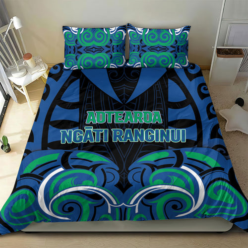 Aotearoa Ngati Ranginui Bedding Set New Zealand Traditional Maori Pattern