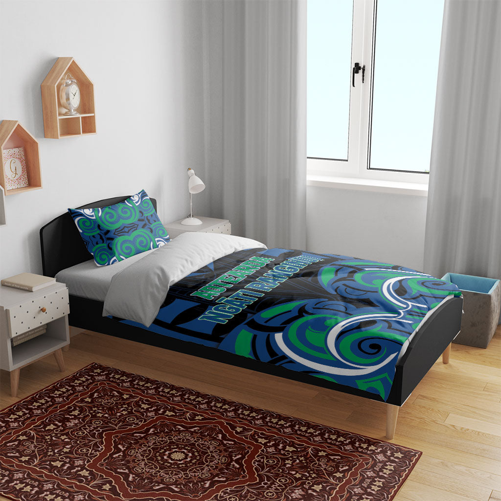 Aotearoa Ngati Ranginui Bedding Set New Zealand Traditional Maori Pattern