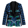 Custom Aotearoa Ngati Ranginui Blazer New Zealand Traditional Maori Pattern