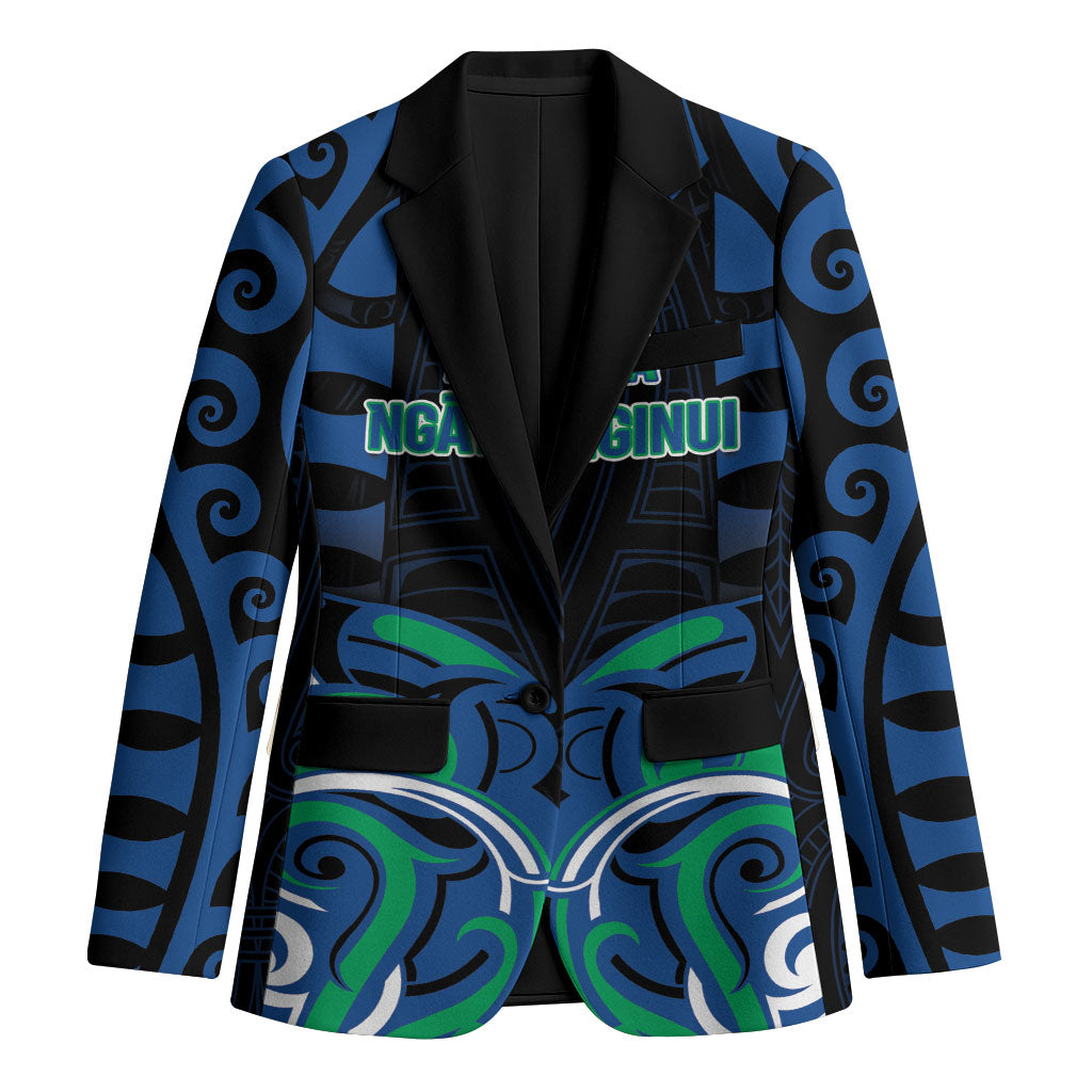 Custom Aotearoa Ngati Ranginui Blazer New Zealand Traditional Maori Pattern