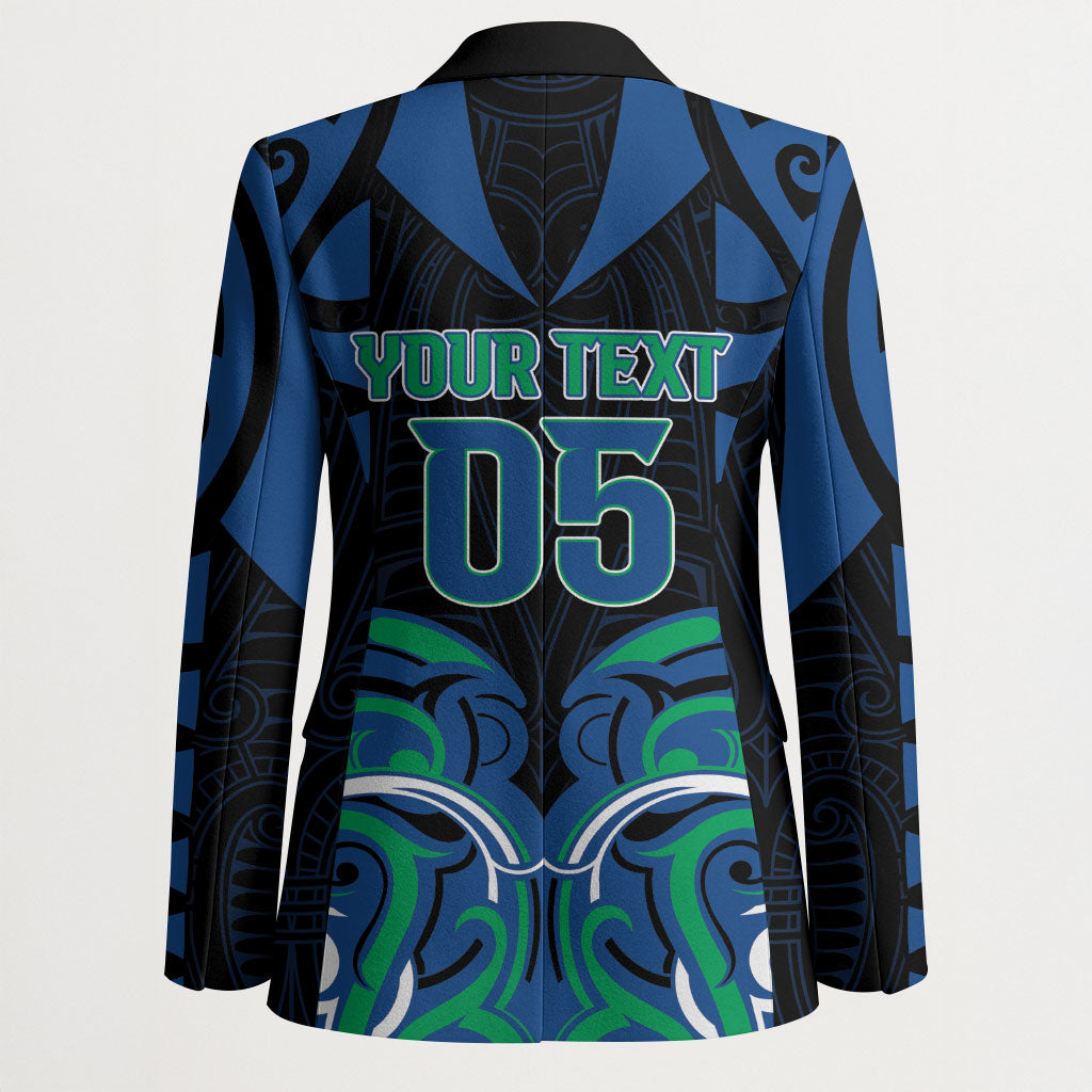 Custom Aotearoa Ngati Ranginui Blazer New Zealand Traditional Maori Pattern