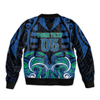 Custom Aotearoa Ngati Ranginui Bomber Jacket New Zealand Traditional Maori Pattern