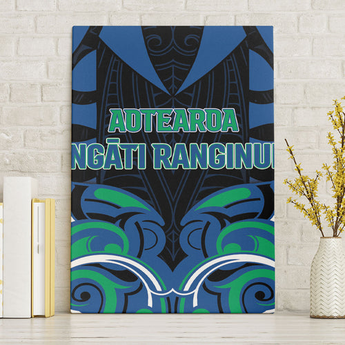 Aotearoa Ngati Ranginui Canvas Wall Art New Zealand Traditional Maori Pattern