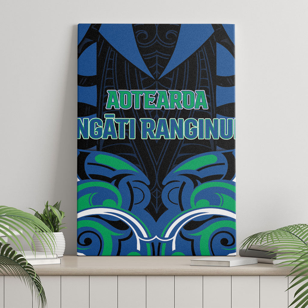 Aotearoa Ngati Ranginui Canvas Wall Art New Zealand Traditional Maori Pattern
