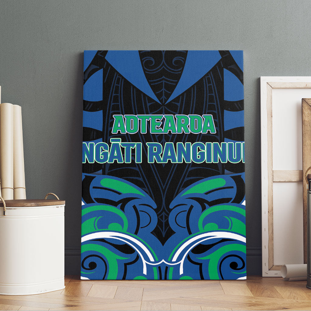 Aotearoa Ngati Ranginui Canvas Wall Art New Zealand Traditional Maori Pattern
