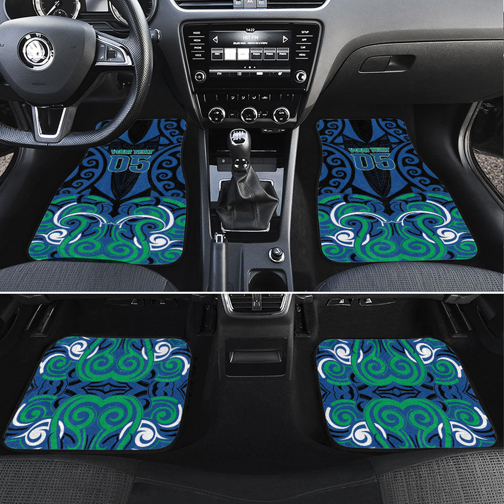 Custom Aotearoa Ngati Ranginui Car Mats New Zealand Traditional Maori Pattern