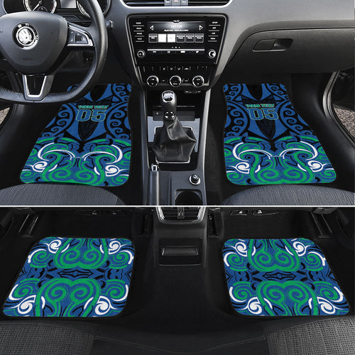 Custom Aotearoa Ngati Ranginui Car Mats New Zealand Traditional Maori Pattern