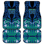 Custom Aotearoa Ngati Ranginui Car Mats New Zealand Traditional Maori Pattern