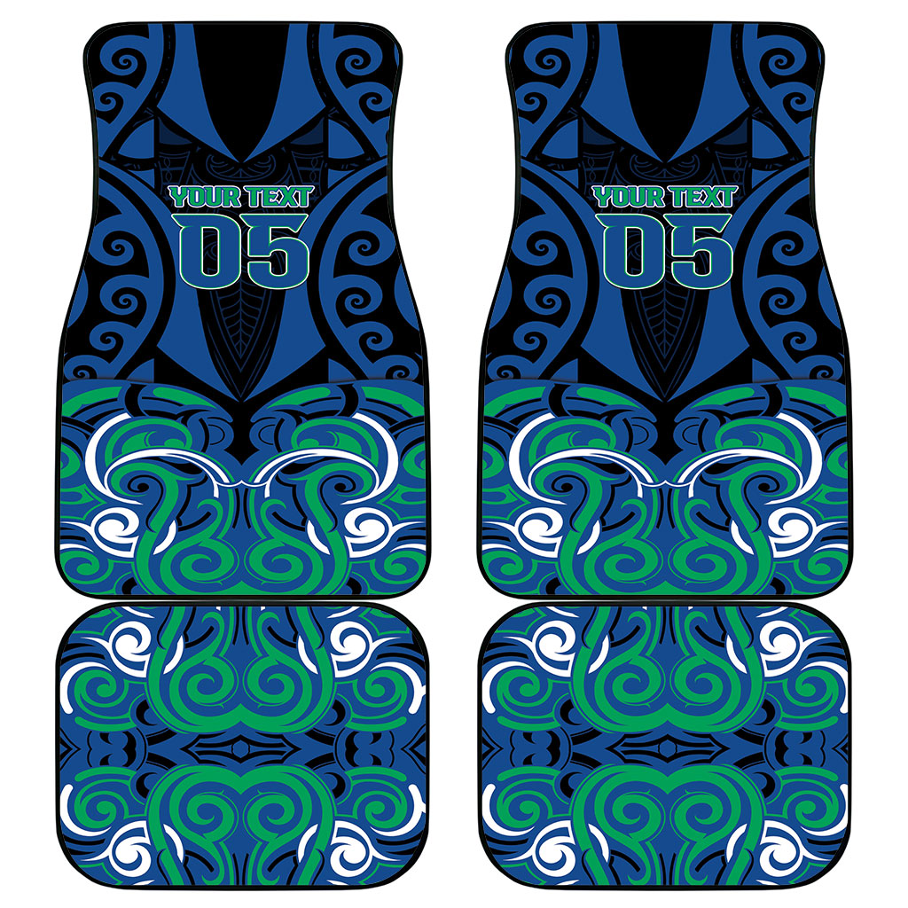 Custom Aotearoa Ngati Ranginui Car Mats New Zealand Traditional Maori Pattern