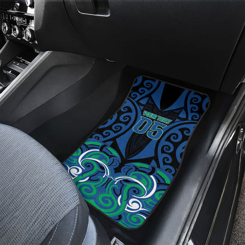Custom Aotearoa Ngati Ranginui Car Mats New Zealand Traditional Maori Pattern