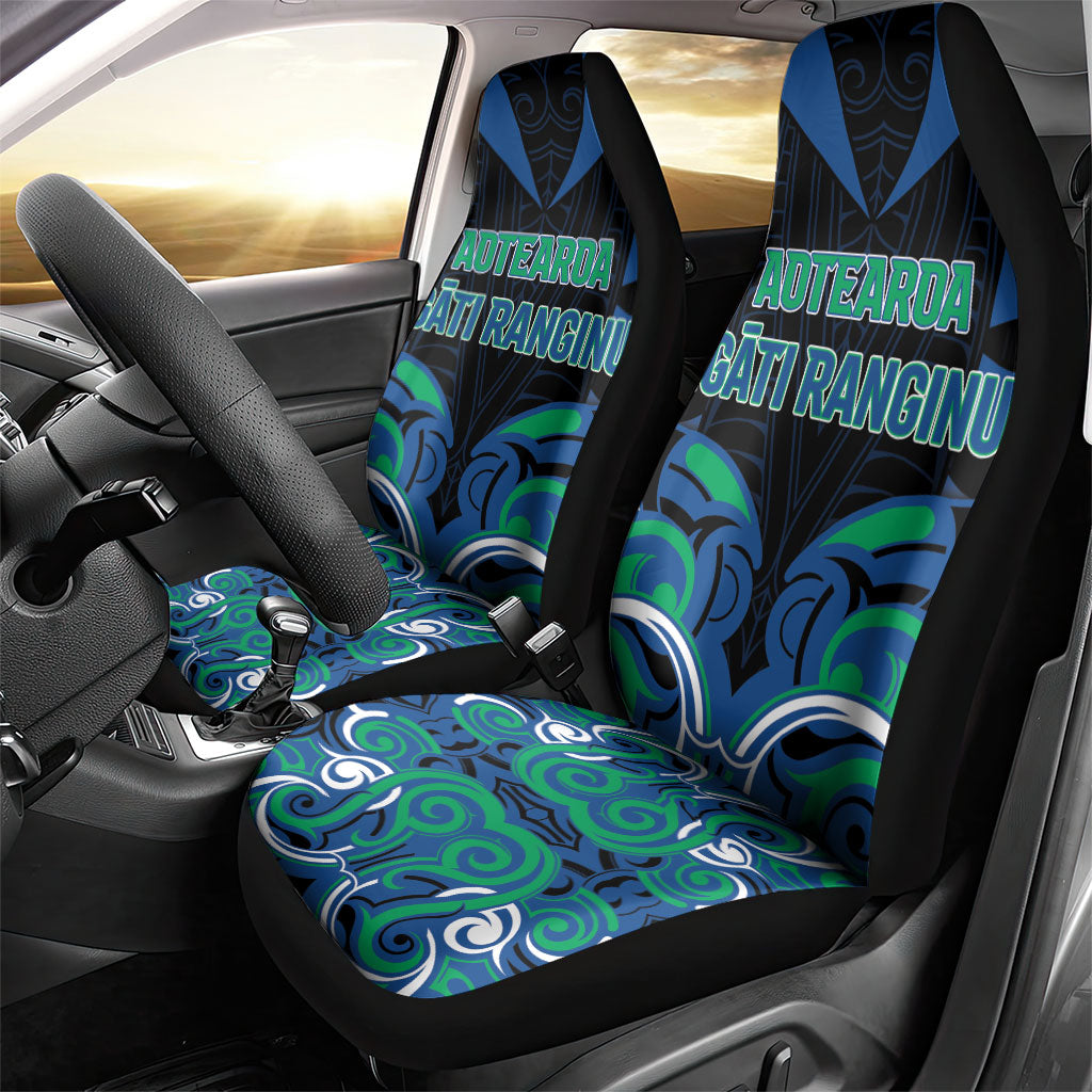 Aotearoa Ngati Ranginui Car Seat Cover New Zealand Traditional Maori Pattern