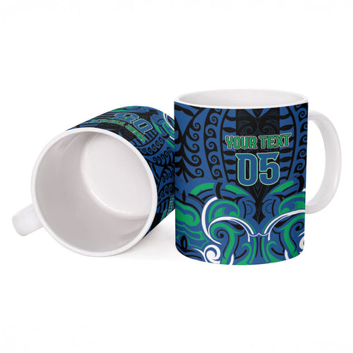 Custom Aotearoa Ngati Ranginui Ceramic Mug New Zealand Traditional Maori Pattern