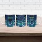Custom Aotearoa Ngati Ranginui Ceramic Mug New Zealand Traditional Maori Pattern
