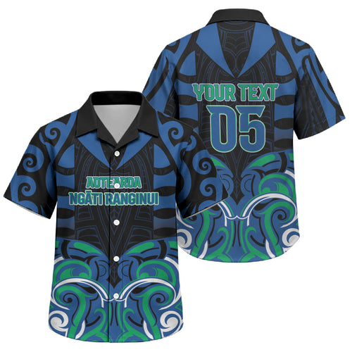 Custom Aotearoa Ngati Ranginui Family Matching Long Sleeve Bodycon Dress and Hawaiian Shirt New Zealand Traditional Maori Pattern