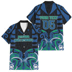 Custom Aotearoa Ngati Ranginui Family Matching Summer Maxi Dress and Hawaiian Shirt New Zealand Traditional Maori Pattern