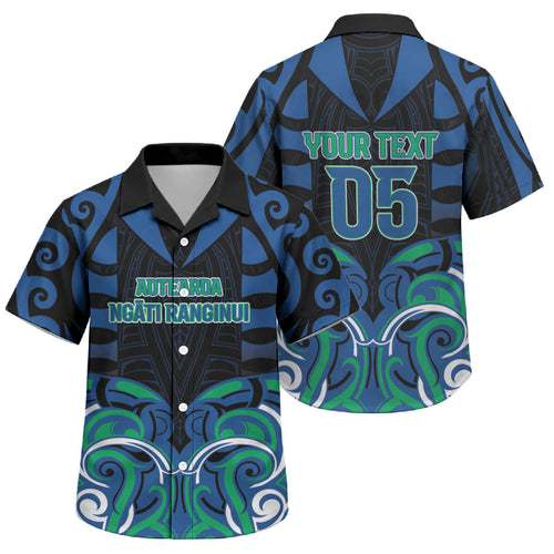 Custom Aotearoa Ngati Ranginui Family Matching Summer Maxi Dress and Hawaiian Shirt New Zealand Traditional Maori Pattern