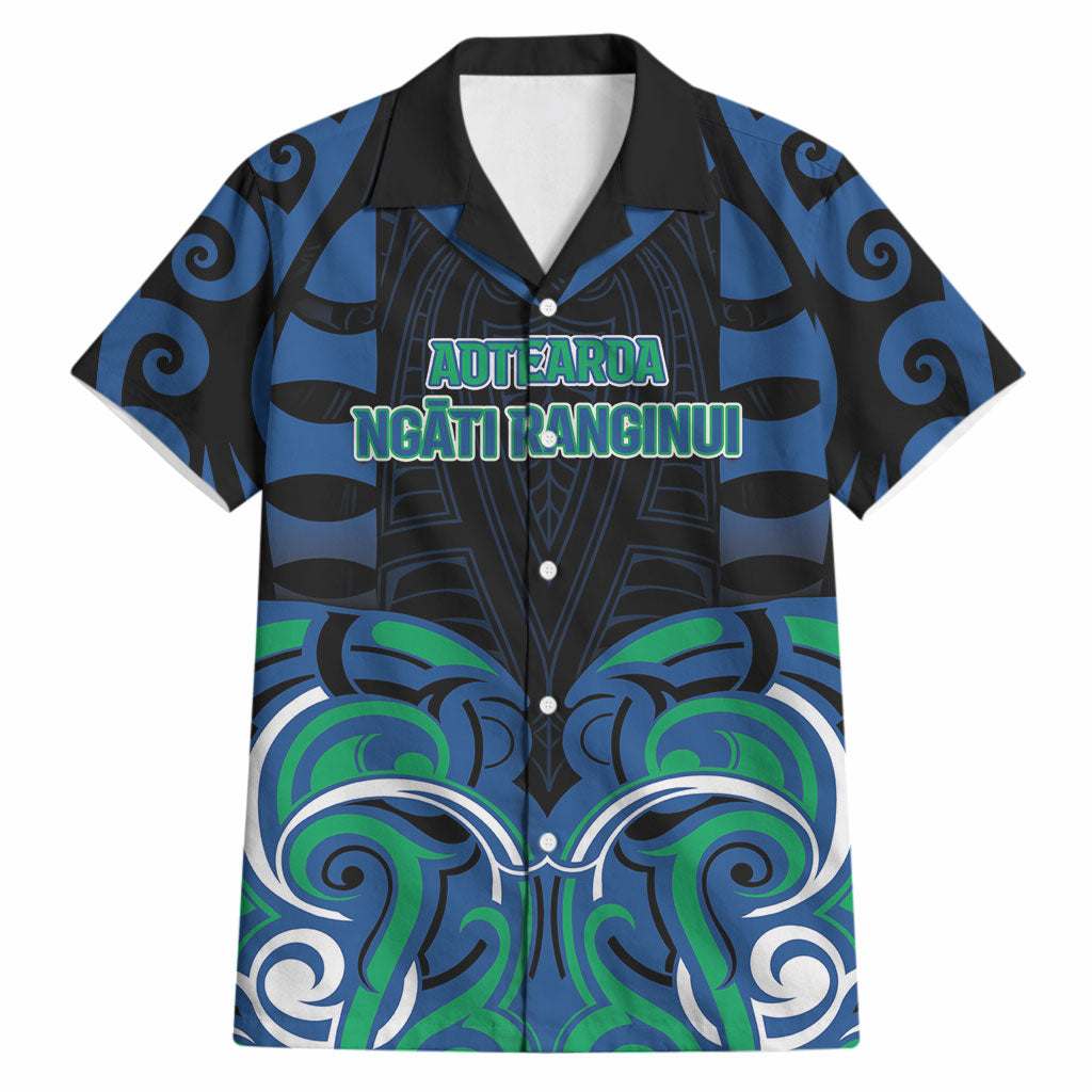 Custom Aotearoa Ngati Ranginui Hawaiian Shirt New Zealand Traditional Maori Pattern
