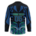 Custom Aotearoa Ngati Ranginui Hockey Jersey New Zealand Traditional Maori Pattern