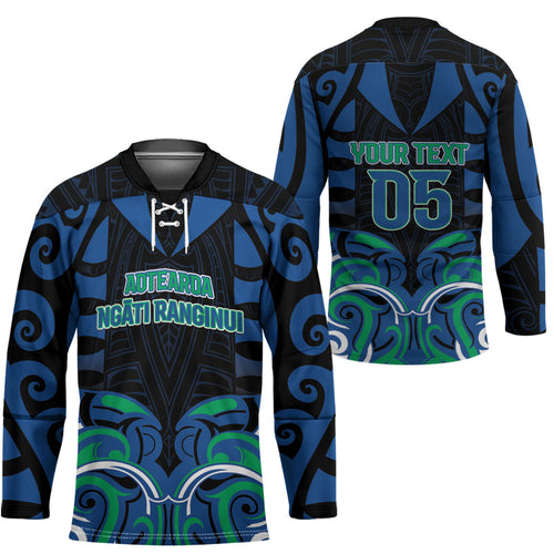 Custom Aotearoa Ngati Ranginui Hockey Jersey New Zealand Traditional Maori Pattern