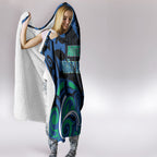 Aotearoa Ngati Ranginui Hooded Blanket New Zealand Traditional Maori Pattern