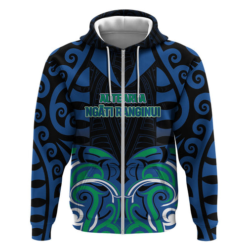 Custom Aotearoa Ngati Ranginui Hoodie New Zealand Traditional Maori Pattern