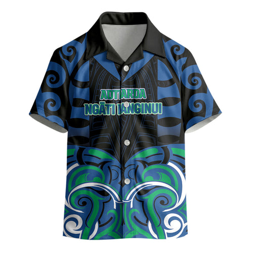 Custom Aotearoa Ngati Ranginui Kid Hawaiian Shirt New Zealand Traditional Maori Pattern