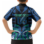 Custom Aotearoa Ngati Ranginui Kid Hawaiian Shirt New Zealand Traditional Maori Pattern