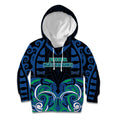 Custom Aotearoa Ngati Ranginui Kid Hoodie New Zealand Traditional Maori Pattern