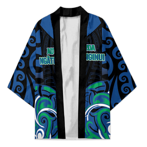 Custom Aotearoa Ngati Ranginui Kimono New Zealand Traditional Maori Pattern