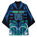 Custom Aotearoa Ngati Ranginui Kimono New Zealand Traditional Maori Pattern