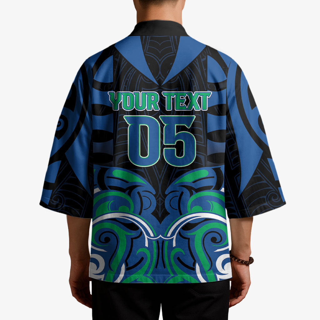 Custom Aotearoa Ngati Ranginui Kimono New Zealand Traditional Maori Pattern
