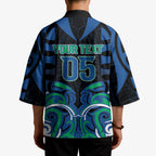 Custom Aotearoa Ngati Ranginui Kimono New Zealand Traditional Maori Pattern
