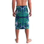 Custom Aotearoa Ngati Ranginui Lavalava New Zealand Traditional Maori Pattern