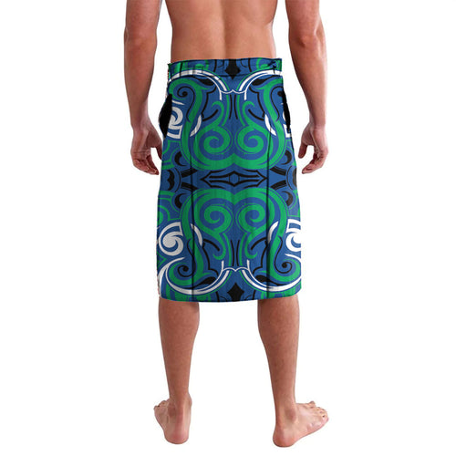 Custom Aotearoa Ngati Ranginui Lavalava New Zealand Traditional Maori Pattern