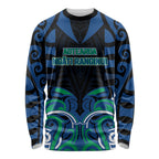 Custom Aotearoa Ngati Ranginui Long Sleeve Shirt New Zealand Traditional Maori Pattern