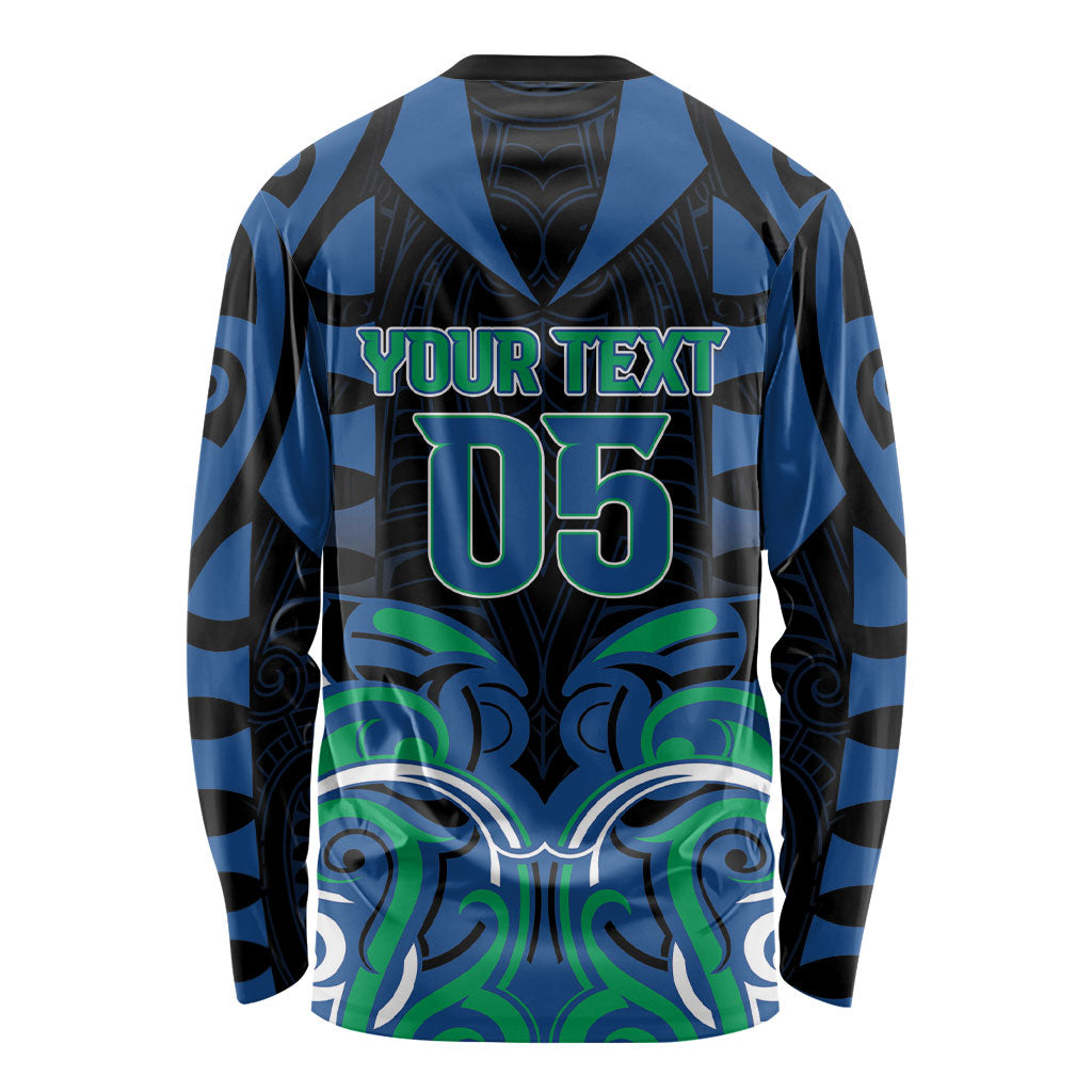 Custom Aotearoa Ngati Ranginui Long Sleeve Shirt New Zealand Traditional Maori Pattern