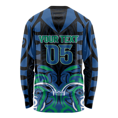 Custom Aotearoa Ngati Ranginui Long Sleeve Shirt New Zealand Traditional Maori Pattern