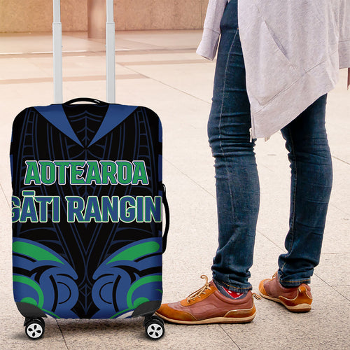 Aotearoa Ngati Ranginui Luggage Cover New Zealand Traditional Maori Pattern