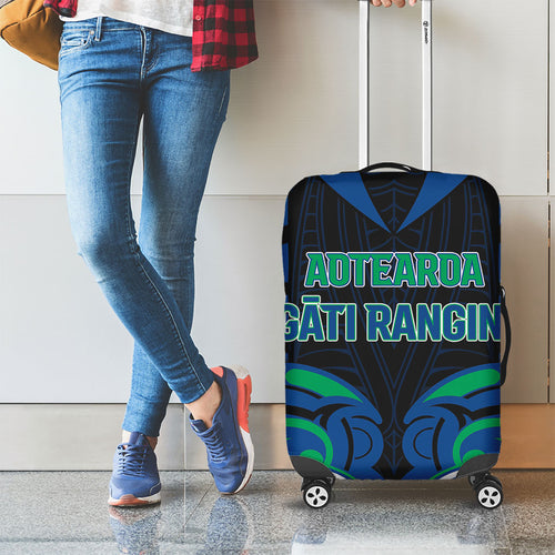 Aotearoa Ngati Ranginui Luggage Cover New Zealand Traditional Maori Pattern
