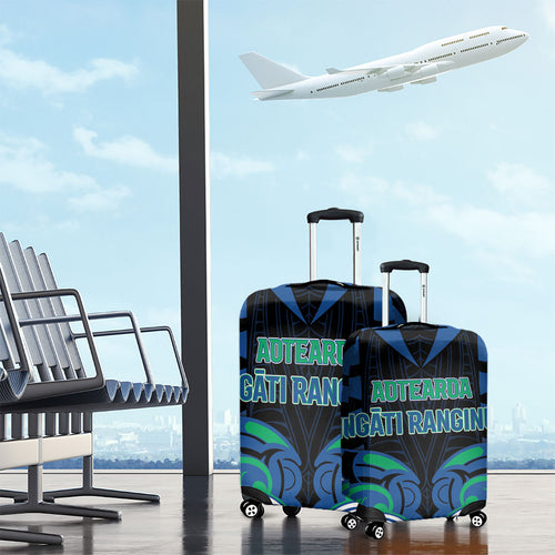 Aotearoa Ngati Ranginui Luggage Cover New Zealand Traditional Maori Pattern